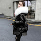 Cotton-padded Jacket Women's Short Winter Korean Style Loose Bright Face Small Down Padded Jacket