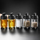 3 Style 250ML Pepper Cruet Oil Bottle Spoon Cover Glass Moistureproof Honey Seasoning Bottle Kitchen Condiment Jar Tank