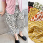 Summer Children's Chiffon Trousers Girls' Casual Pants Closed Wave Point Anti-mosquito Nine-point Pants Summer Cool Pants Children's Harem Pants