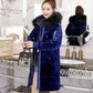 Gold Velvet Women's Cotton Coat Mid-length Student Korean Winter Jacket Fashion Warmth Parka Coat