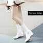 Women's Inner Heightening Martin Boots British Style Short Boots Women Winter Plus Velvet Snow Boots Women Cotton Shoes Women Boots