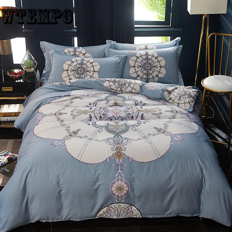 Cotton Satin Bedding Set Comforter Bedding Set Duvet Cover Bed Sheet Pillow Quilt Cover