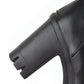 Women's Autumn and Winter Back Zipper High-heeled Martin Boots Large Size Solid Color Lace Thick Heel Waterproof Ankle Boots