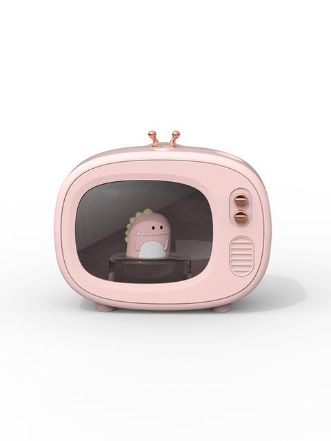 Portable 400ml Humidifier Wireless Adroable TV Humidifier Aroma Diffuser USB Ultrasonic Air Humidificador with Atmosphere Lamp
