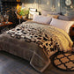 Fashion Printed Blanket Thicken Blanket Winter Comfortable Covered Coral Fleece Blanket