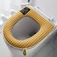 Universal Toilet Seat Cover Round Toilet Seat Cushion Winter Thickening Warm Washable Zipper Toilet Seat Cover