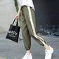 Thin Korean Style Summer Ice Silk Cotton Linen Sweatpants Women Women's Loose Nine-point Bloomers Harem Pants Casual Pants