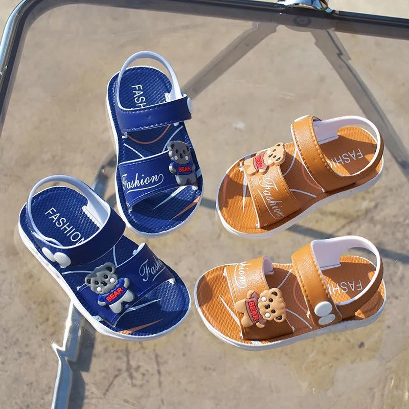 Kids Sandals In Summer Soft Sole Outdoor Light Sandals Little Boys and Girls Anti-slip Flat Casual Sandals
