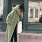Farewell Fall Winter Han Edition Mink Fur Coat Fur Thickened Fur Loose Hat Coat Women Dress