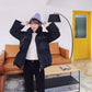 Winter Coat Female Students Loose Short Thick Padded Coat Ins Bread Coat Drawstring Parka Coat Zipper Pockets Female Warm Elegant Coat Jacket