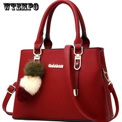 Leather Handbags Women Bag High Quality Casual Shoulder Bag Elegant and Temperament