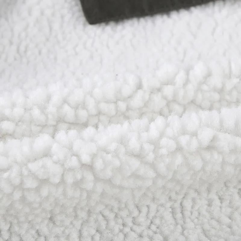 Winter Men's N1 Deck Jacket Padded Jacket Thicken Plus Fleece Cotton Jacket Retro Workwear Jacket Lamb Velvet Jacket