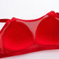 Thin Anti-sagging Gather Beautiful Back Full Cup Bra Without Steel Ring Gather Adjustable Underwear Female Lace Lace