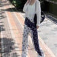 Ice Silk Pants Women's Summer Thin Trousers Loose and Thin Wide-legged Casual Fashion High-waist Net Red Mopping Pants