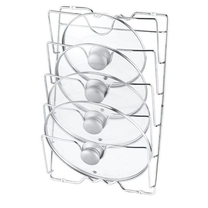 Multifunctional Kitchen Pot and Lid Rack Wall-mounted Storage Rack Cutting Board Storage Rack