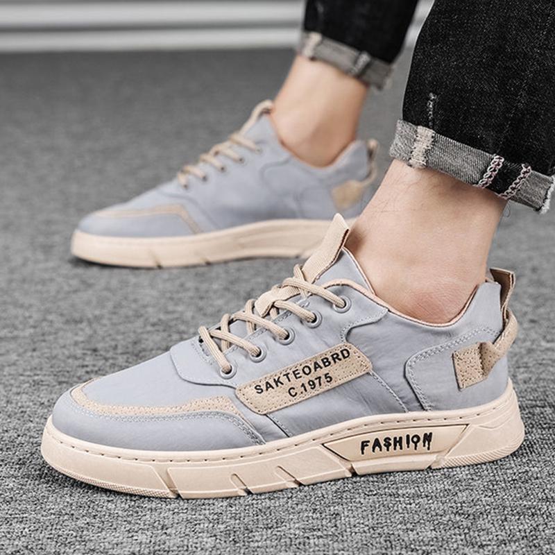 Summer Breathable Men's Shoes Korean Style Boys Board Shoes Umbrella Canvas Shoes All-match Sports Casual Shoes