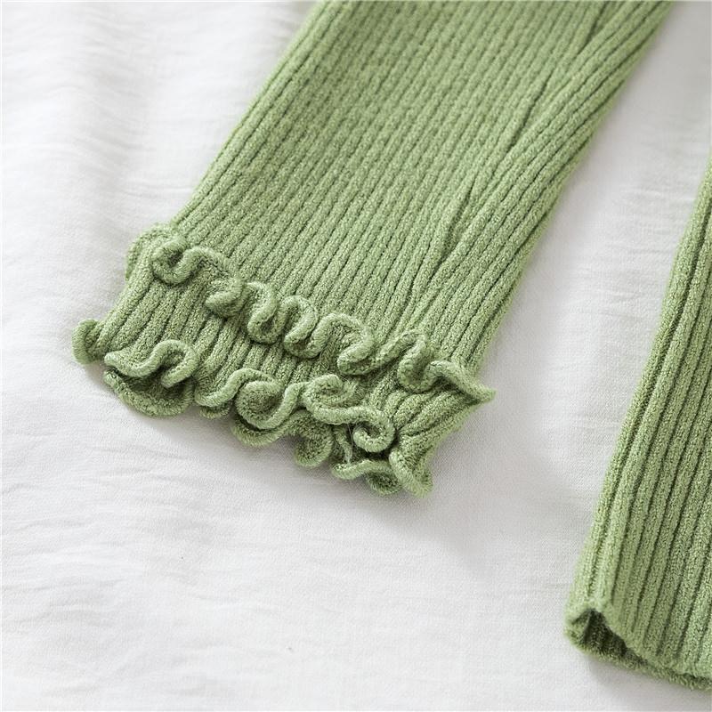 Sweater Women's Half Turtleneck Wooden Ear Pullover Knitwear Korean Slim Solid Color Top Trending Sweater Autumn and Winter Top