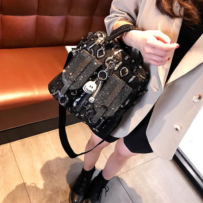Fashion Ladies Backpack Shoulder Bag Messenger Bag Trend Travel Backpack