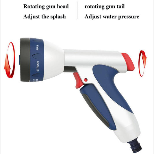 Full Metal Car Wash Tool Set Garden Art Shower Household High Pressure Multi-function Car Wash Watering Nozzle Water Gun