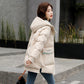 Winter Korean Style Down Jacket Women Short Hooded Loose White Duck Down Fashion Jacket Trend