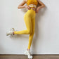 Women's Seamless Knitted Yoga Pants Peach Hip Leggings Fitness Pants Women's Hip Leggings Sports Pants High Waist Pants