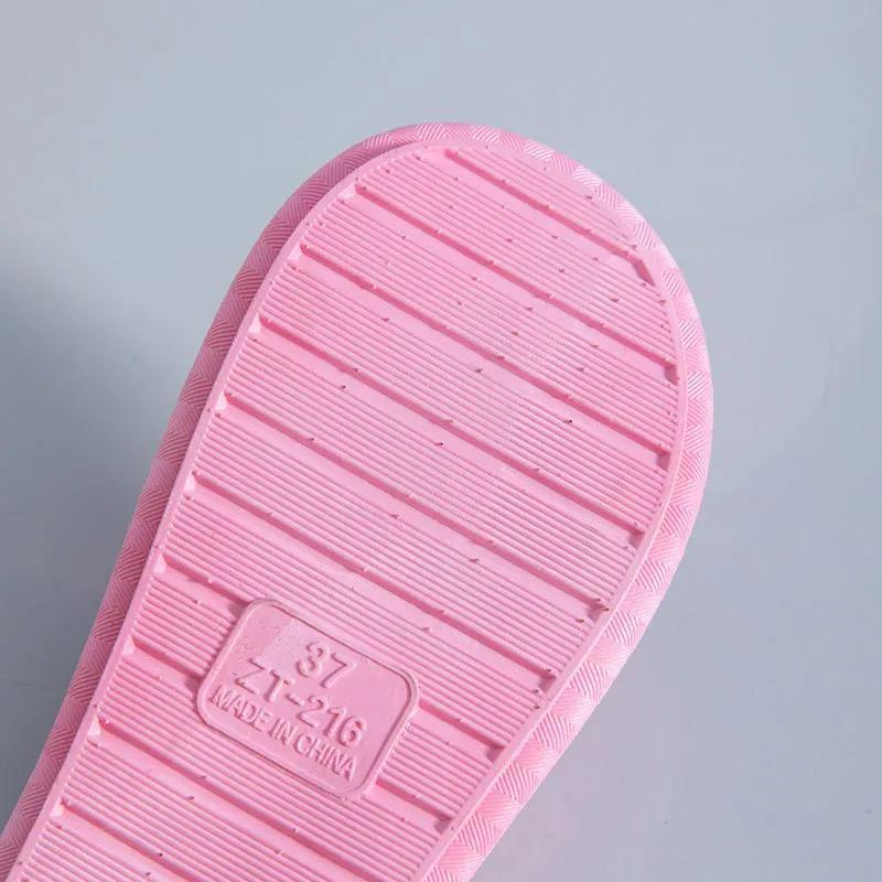 Women's Anti-Slip Indoor Slippers Summer Soft Bottom Outer Wear Casual Blue Beach Sandals