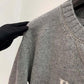 Autumn and Winter Letter Jacquard Loose Round Neck Casual Short Cardigan Women's Sweater