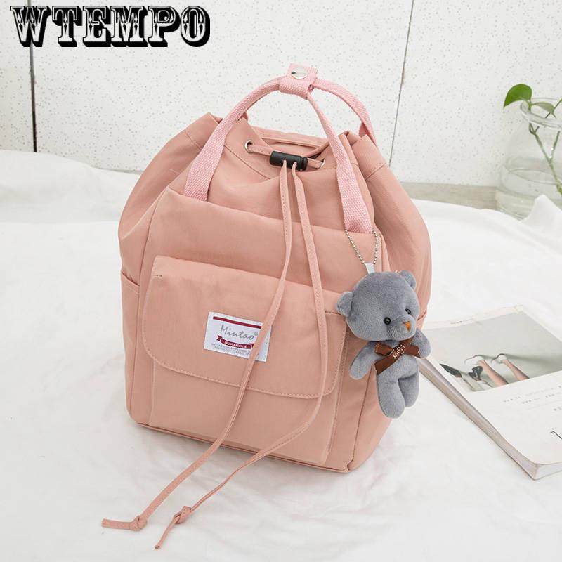 New Leisure Backpack Waterproof Kids Backpack candy color Children Backpacks Schoolbag
