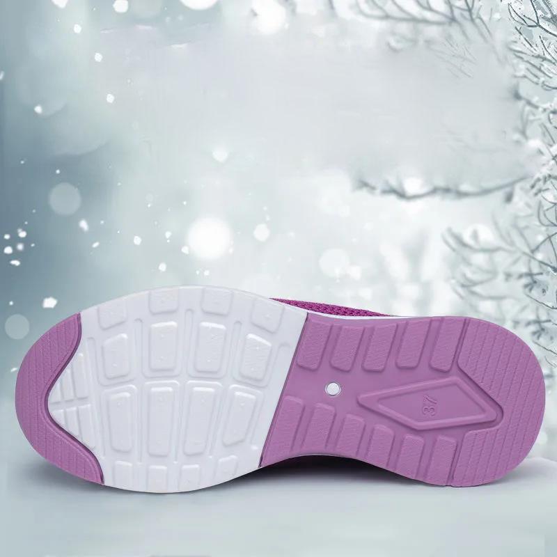 Women's Winter Plus Velvet Casual Cotton Shoes Non-slip Soft-soled Warm Cotton Boots