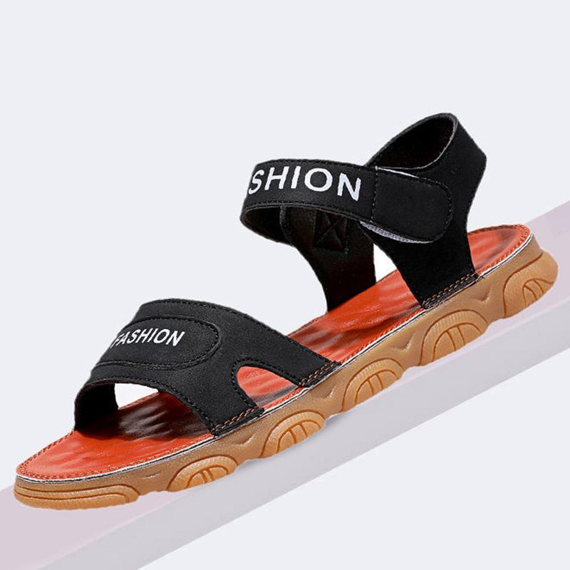 Tendon Sole Sandals Female Summer Fairy Style Flat Sandals Net Celebrity Students All-match Rome