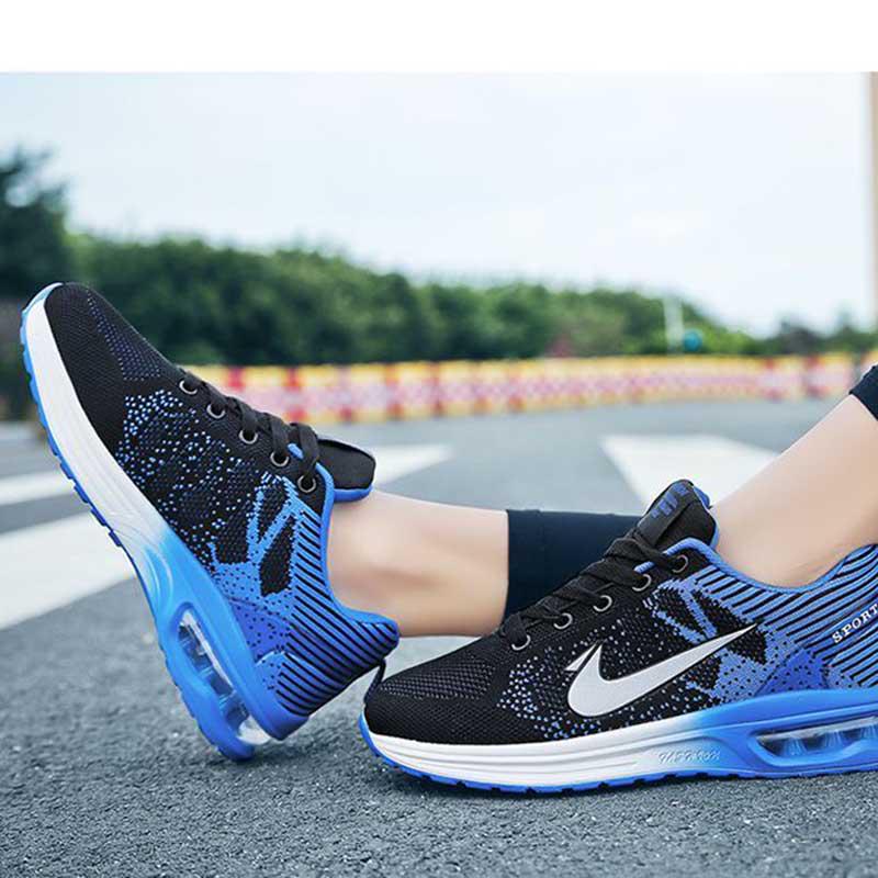 36-45 Men Mesh Sneakers Wear-resistant Outdoor Basketball Shoes Deodorant Lightweight Running Shoes