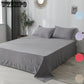 Bedding Sheets Comfortable Pure Color Washed Cotton Bed Linen Three-piece Double Bed Single Pillowcase Skin-friendly Bedding