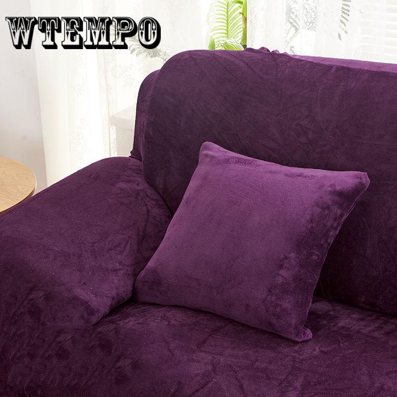Thick Plush Sofa Cover Stretch Furniture Covers Elastic Sofa Covers for Living Room Slipcovers