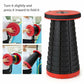 Retractable Stool Seat  Plastic Outdoor Portable Folding Stool Seat Camping Fishing Chair