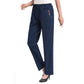 Flower Embroidered Jeans Women's Spring and Autumn Large Size Elastic Denim Pants Casual Trousers High Waist Straight Loose Denim Pants