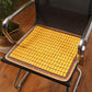 Summer Mahjong Mat Cushion Summer Bamboo Mat Non-slip Thick Sponge Office Computer Chair Cushion Car Cool Cushion