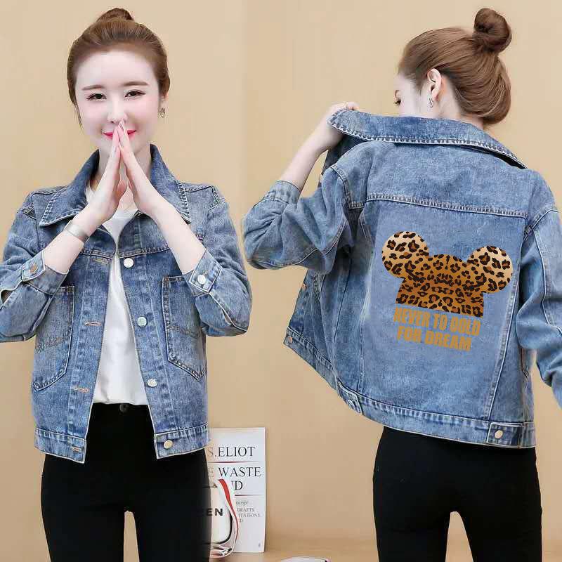 Spring and Autumn Denim Short Loose and Versatile Personality Jacket Jacket Coat Women