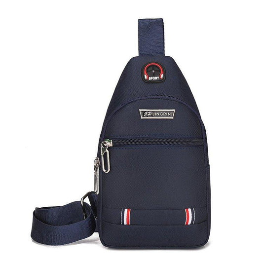 Men's Chest Bag Simple Storage Bag Travel Small Backpack Black Messenger Bag Mini Coffee Bag Shoulder Bag Shoulder Bag Handbag