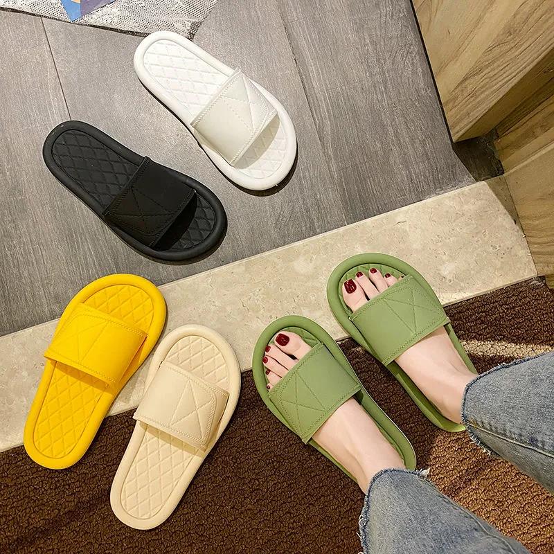 Non-slip Indoor Women's Summer Slippers Soft Bottom Outer Wear  Slippers