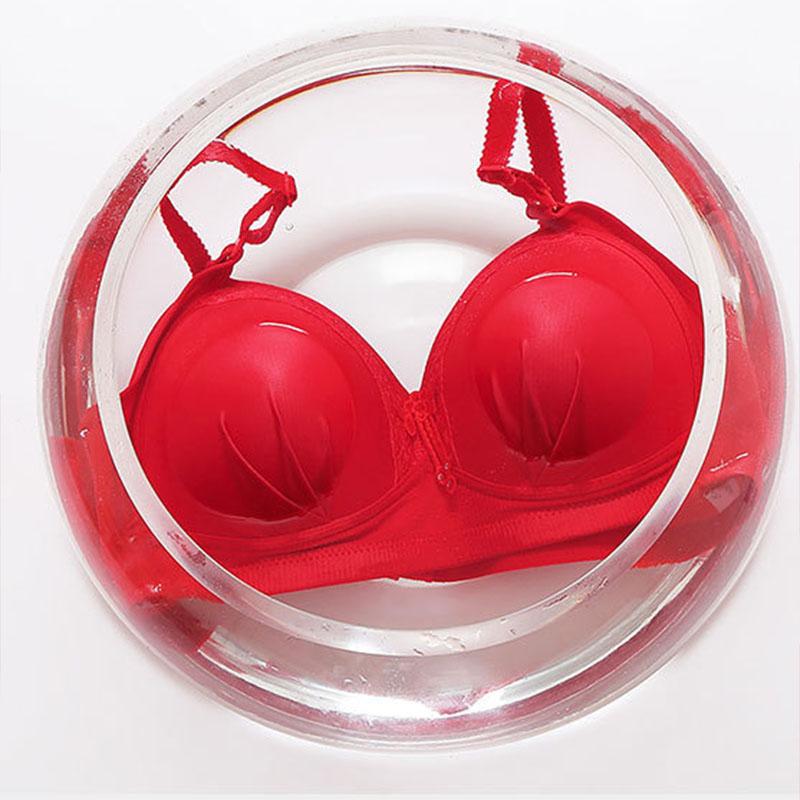 Large Size Thin No Steel Ring Four Seasons Universal Underwear Wide Shoulder Straps Multi-breasted Side Gathers Fashionable Sexy Beautiful Back Bra