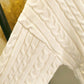 Knit Cardigan Women's Sweater Jacket Modal Long Sleeve Outer Autumn and Winter Korean Style Loose Thick Black and White