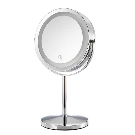 European Desktop Mirror Charging High Definition Dressing Mirror Convenient Mobile LED Dressing Mirror Fill Mirror Beauty Mirror