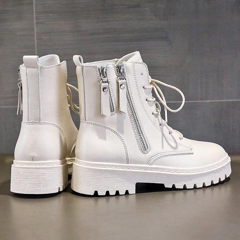 Korean Style All-match British Style Short Boots Autumn Female Martin Boots Shoes