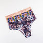 10Pcs/Set Women's Seamless Panties Plus Size Printing Thongs Leopard Print Sports Fitness Ice Silk T-pants