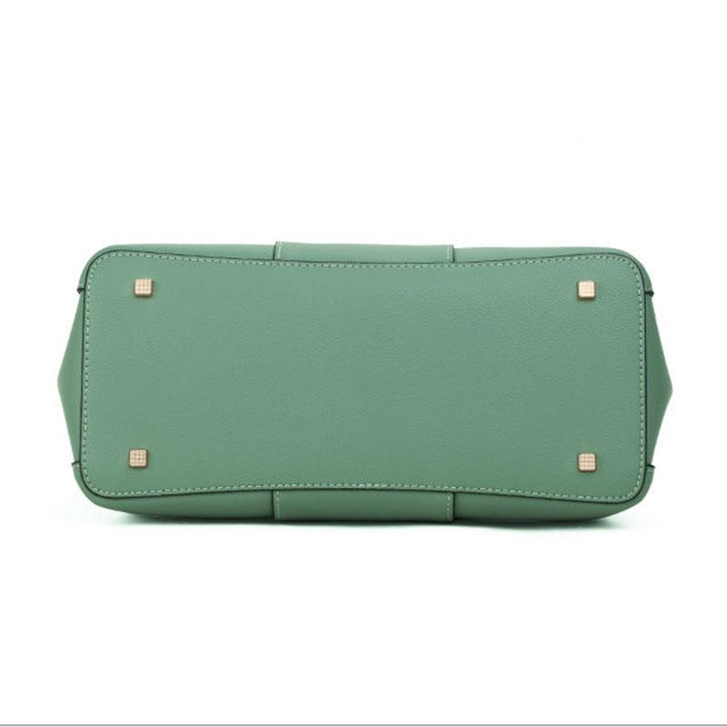 Women Luxury Top-Handle Bags Personality European Style Genuine Leather Handbags Large Capacity Crossbody Bag