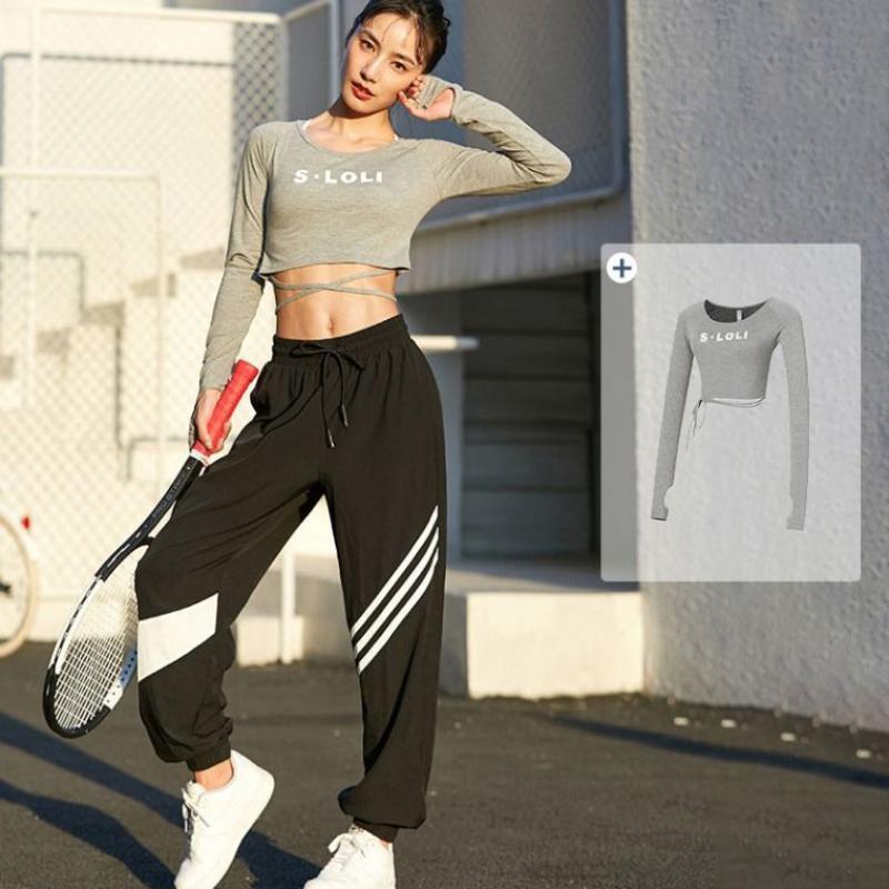 Women's Trousers with Feet Loose Wild Trend Runaway Loli Sports Trousers Women's Spring and Autumn Loose Quick-drying Pants
