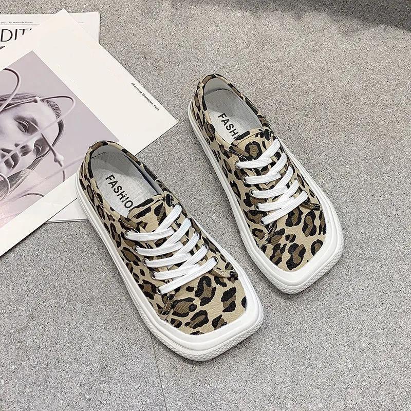 Student Shoes Women Canvas Shoes Female Students Korean Version of Mango Head Women's Shoes Flat All-match Casual Shoes