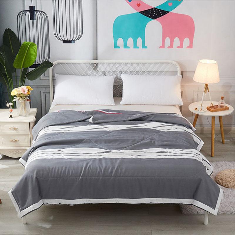 Washed Cotton Summer Quilt Multi-size Air Conditioner Quilt Summer Cool Quilt Single Double Student Summer Thin Summer Quilt