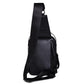 Chest Bag Men's Pu Leather Large-capacity Pockets Outdoor Riding Sports Messenger IPAD Package