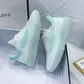 Flying Woven Coconut Sneakers Women's Breathable Mesh All-match Net Celebrity Casual Dad Running Shoes